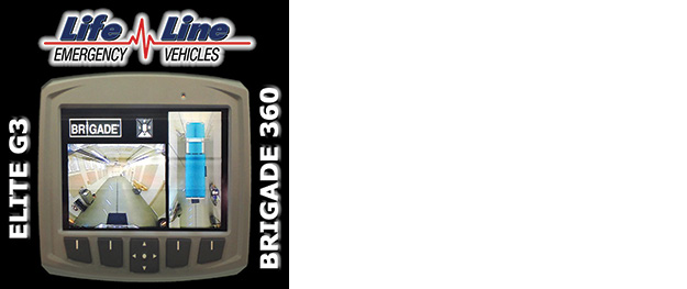 Life Line’s ELITE G3 ELECTRICAL SYSTEM WITH BRIGADE BACKEYE 360. Rest assured and be confident with your surroundings at the most critical of moments with the Elite G3 Electrical System and the Brigade Backeye 360 option, an intelligent camera monitor system. Four ultra-wide-angle cameras strategically placed at the front and rear as well as each side of the ambulance provides a 360° birds-eye view of the vehicle, delivering a clear, real-time picture through the dependable Elite G3 front panel screen. Life Line Emergency Vehicles with Brigade—working tirelessly working to make your workplace safer. Eliminate the Blind Spot! www.lifelineambulance.com. (563) 578-3317. To request information go to fireeng.hotims.com 