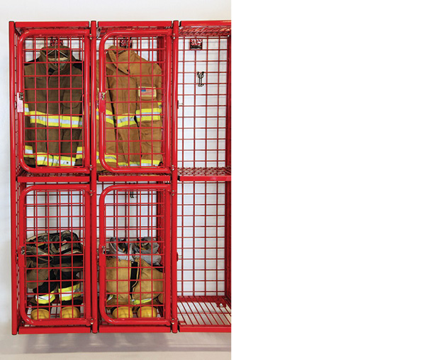 GearGrid’s new TWO-TIER LOCKERS provide added locker openings where full height, individual lockers may not fit. Our patented design promotes maximum air movement, which minimizes odor build-up and allows damp items to dry faster. GearGrid’s Two-Tier Lockers are designed with customization and modularity in mind to meet firefighters’ unique storage challenges. Whatever your need, GearGrid offers a smarter, stronger storage solution. To request your free quote, visit www.geargrid.com. (888)-643-6694. To request information go to fireeng.hotims.com