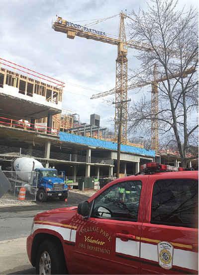 (12) The Fuse 47 building reconstruction above the podium. (Photo by Mat Chibbaro.)