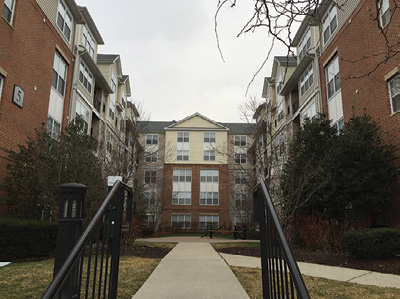 (5) If victims were trapped on the upper floors at the rear of this courtyard, how would you get to them? Do you still carry a 55-foot Bangor ladder? 