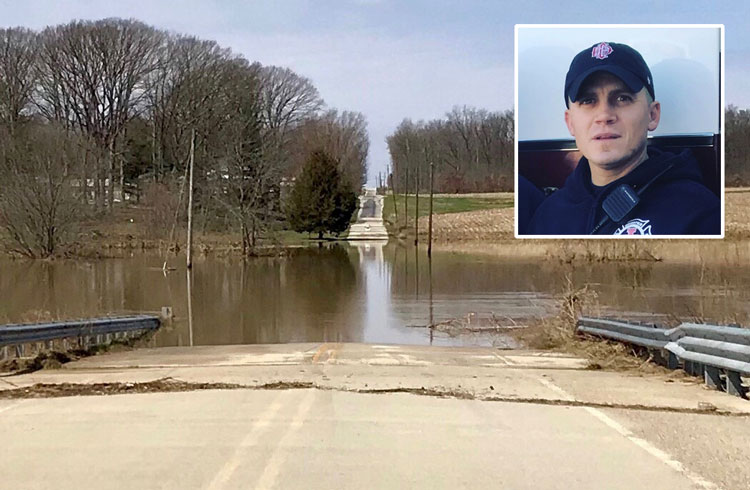 Indianapolis firefighter rescued from water