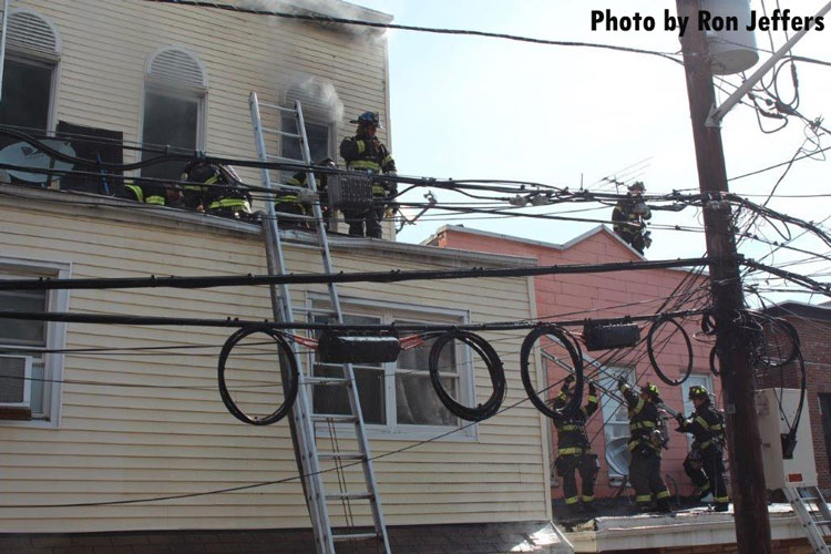 Firefighters working a a deadly Union City fire