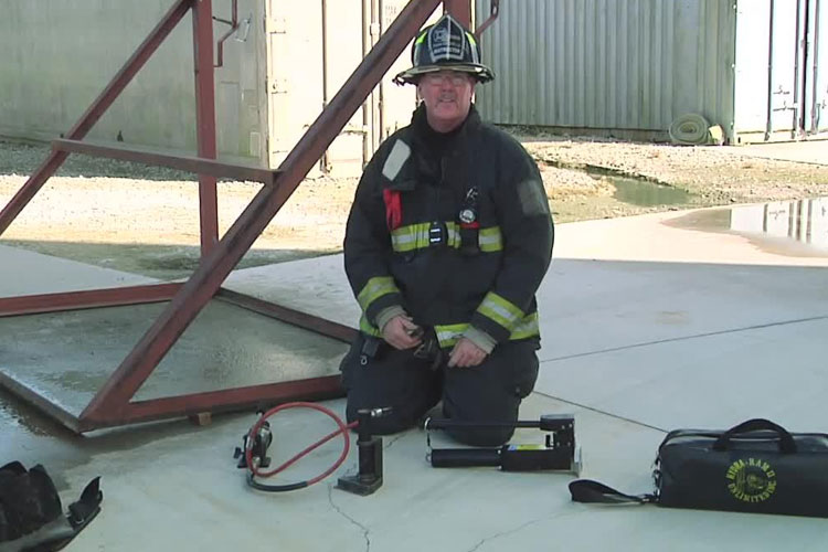 John Simpson on hydraulic forcible entry tools