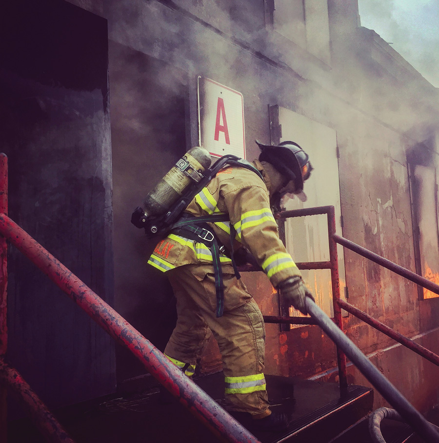 No matter what the initial assignment, this firefighter will end up being the door position, feeding hoseline at or near the door to ease the advancement of the nozzle team