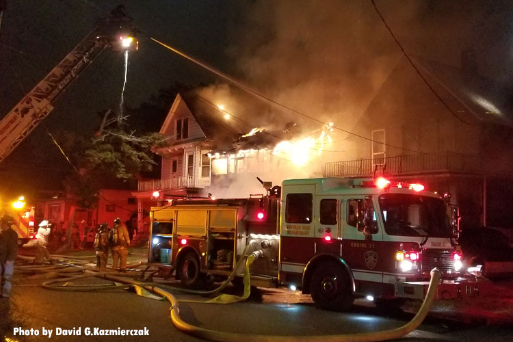 Fire in Buffalo houses