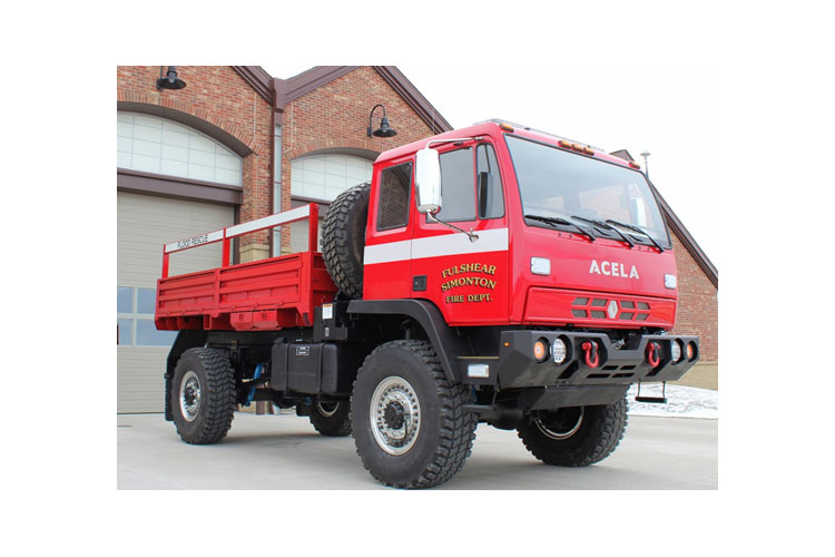 high water flood rescue truck