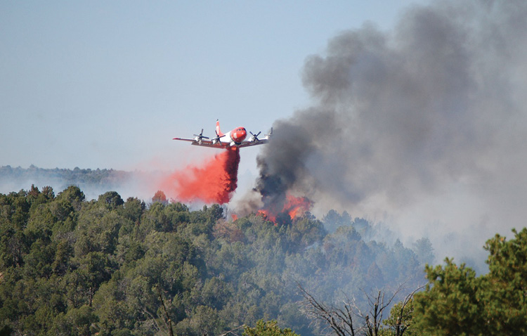 Response time, weather conditions, topography, and fuel type can impact your ability to mount a ground attack on the fire. For this incident, an air attack was initiated before committing ground resources.