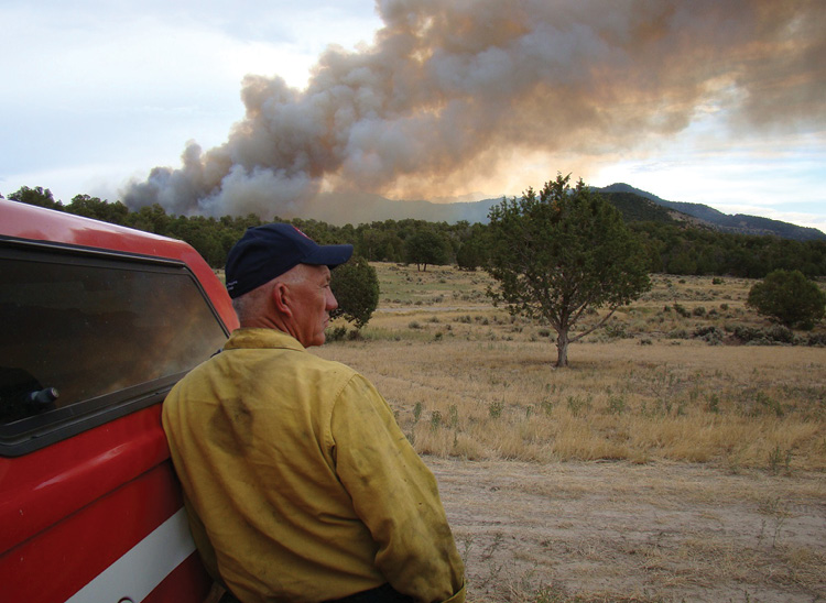 The hazard assessment of fuel, temperature, and terrain is part of the risk management process.