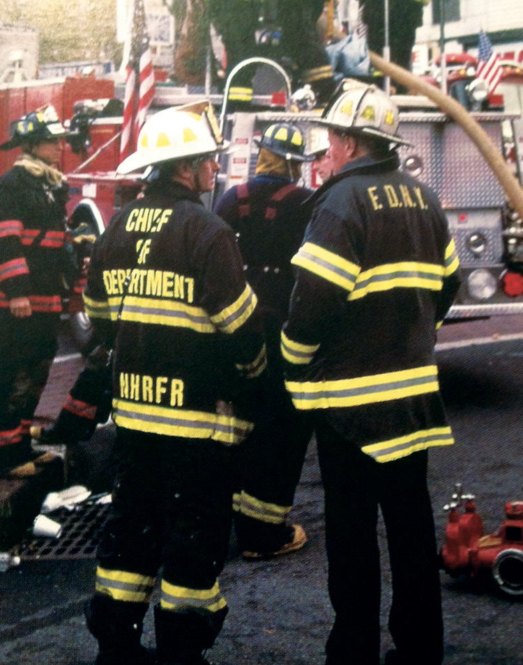 Well-communicated action plans create a well-coordinated fireground, which is especially critical when using the rare interstate mutual-aid assignment. Although interstate unified command is used for incidents in the Lincoln Tunnel, in the train tunnels under the Hudson River, and on the river itself, this rare mutual-aid response from New York City occurred when four four-alarm fires struck uber-congested Union City, New Jersey, all at one time. (Photos by Ron Jeffers.)