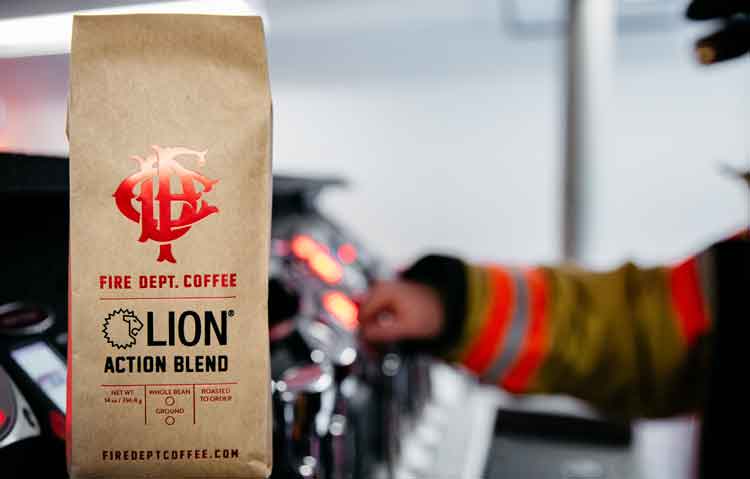 LION and Fire Department Coffee