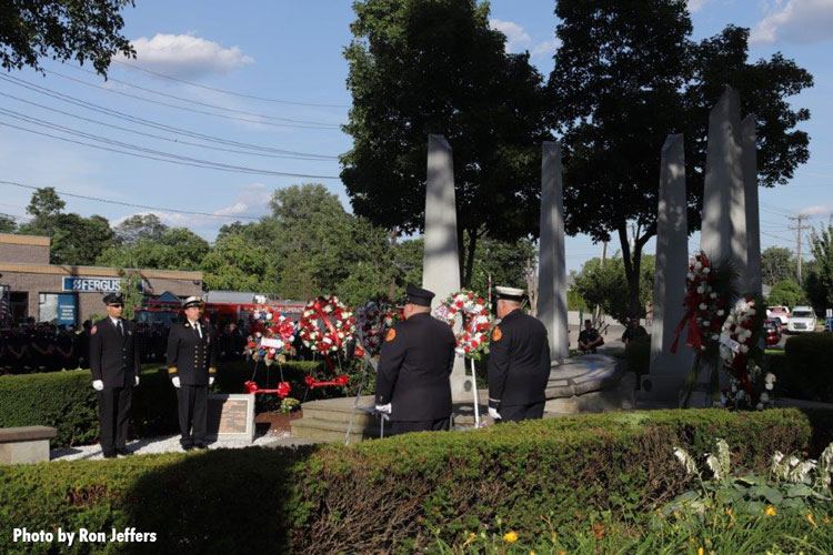 Another view of the memorial