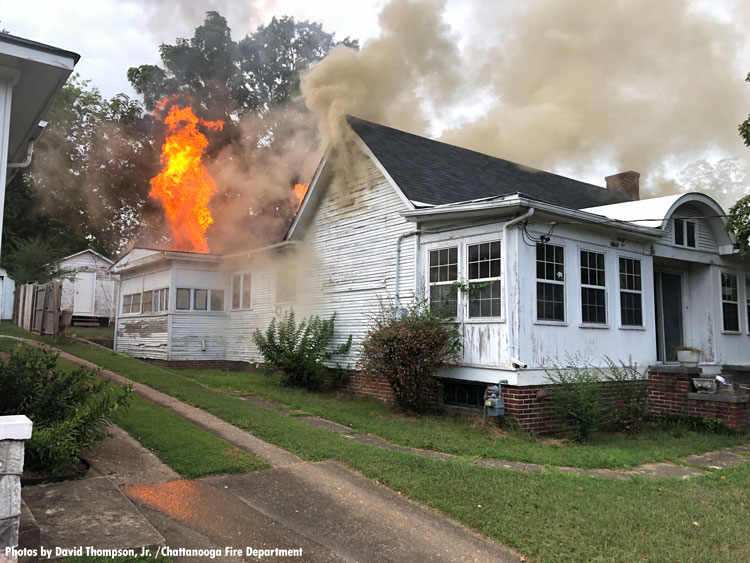 Fire at home in Chattanooga