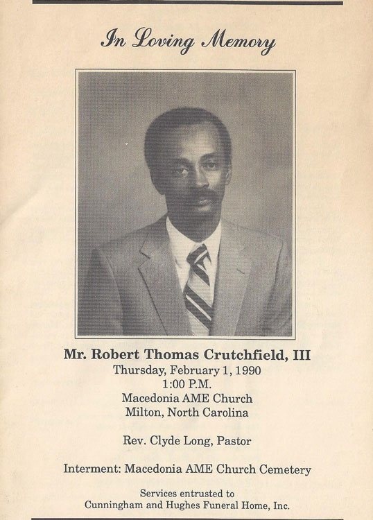 Robert Thomas Crutchfield, III