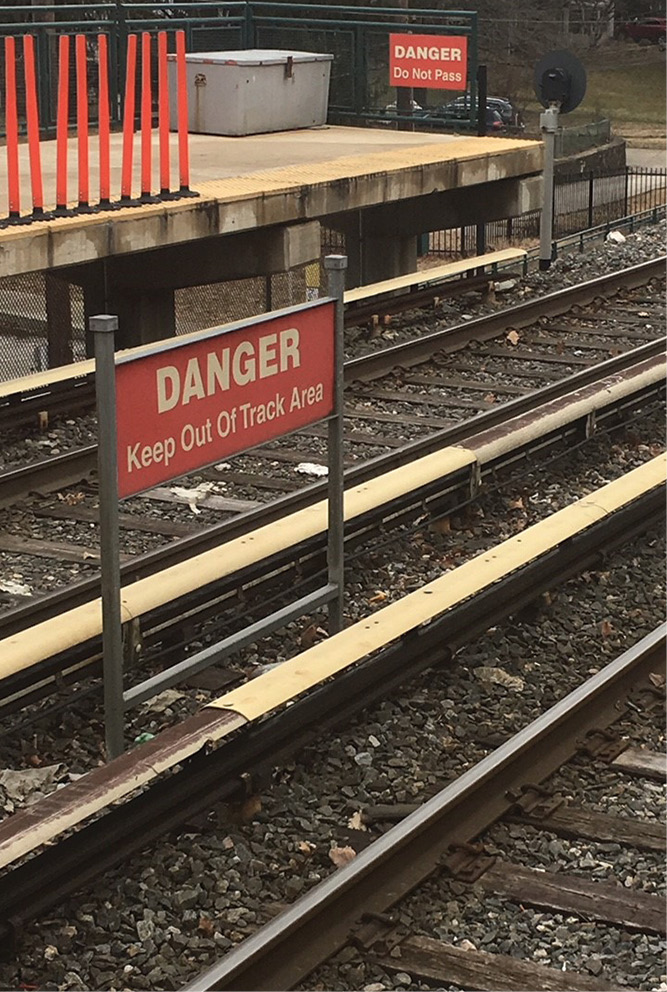 Contacting the third rail can be fatal