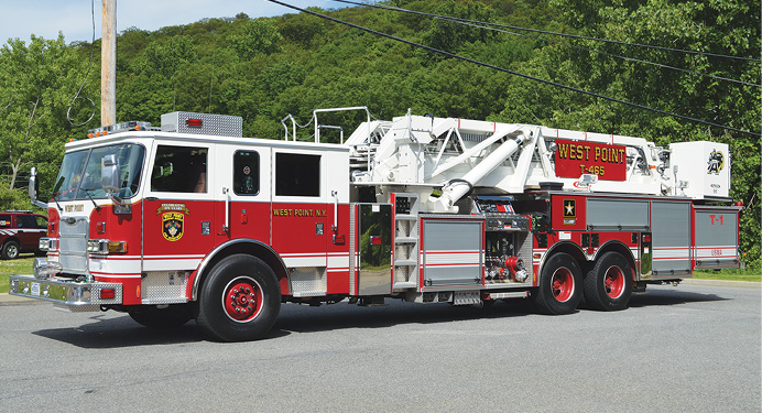 An aerial ladder. (Photos by author unless otherwise noted.) 