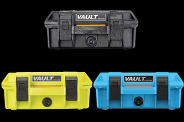 Pelican Products’ VAULT CASES ensure rock-solid durability, boasting heavy-duty handles and hinges; stainless-steel lock hasps; and a shock-resistant, high-impact polymer shell to ensure users can “handle without care” and be confident their valuable gear will be protected from everything including harsh weather, accidental drops, or kicks, dust, and even baggage mishandlers.