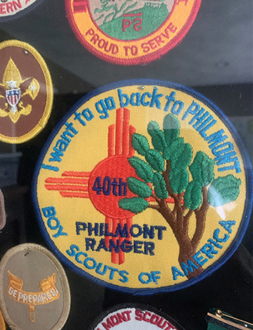 The Philmont Ranger Patch can be obtained only by working a summer season at Philmont Scout Ranch. (Photo by author.)