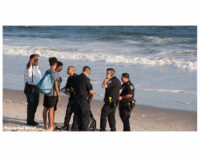 NYPD officers during the rescue ops.