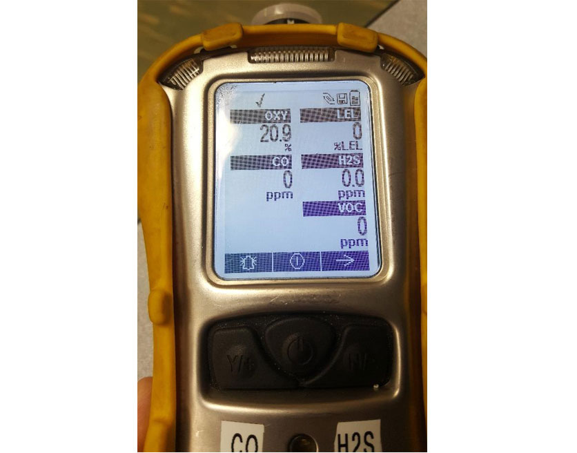 Calibration of gas monitor