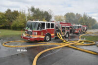 Indianapolis fire apparatus with supply lines