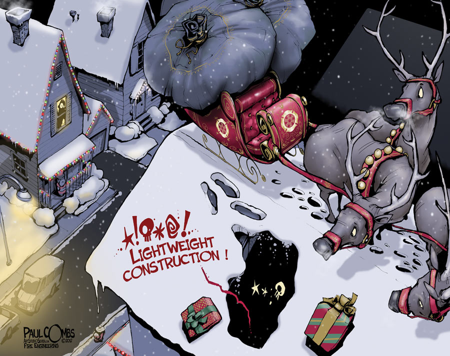 Santa and lightweight construction by Paul Combs