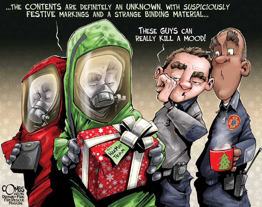 Hazmat and Christmas gifts by Paul Combs