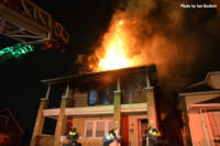 Firefighters responded to a fire in a multi-family dwelling in Dearborn, Michigan.