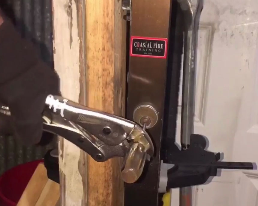 Use of channel locks to spin lock out