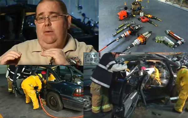 Dave Dalrymple on B post tear for vehicle rescue