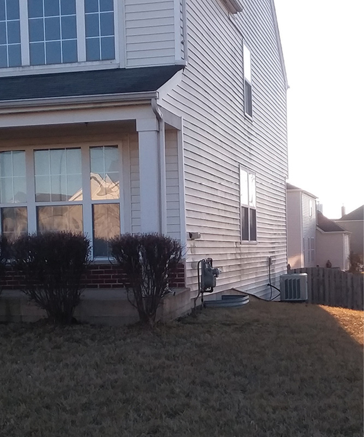 A view down the D side of the house provides a clue as to the hazards or encumbrances crews may face. If a locked gate cannot be easily and quickly forced, the officer or firefighter charged with accessing the C side must report this or go to the other side to gain access, if possible. As always, communicate this to incoming companies so that emphasis is placed on the fact that you could not get a complete view of the rear (C side). Take care when proceeding through the house to get a view of the rear.