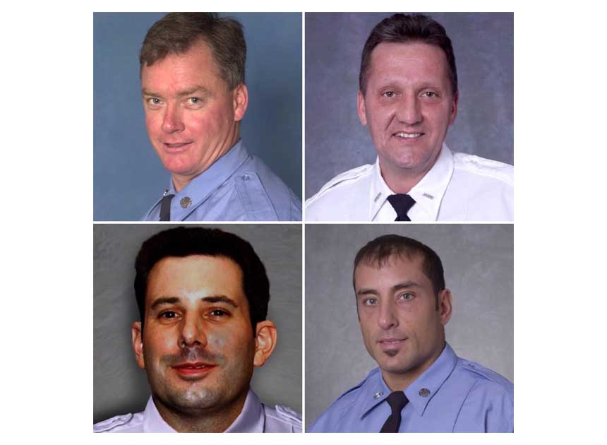 Members of the FDNY lost on "Black Sunday"