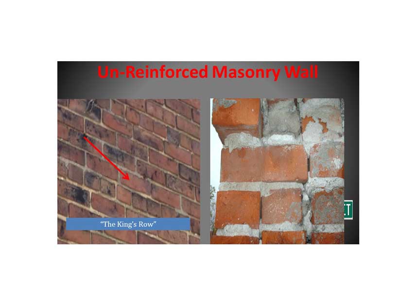 The King's Row in masonry walls