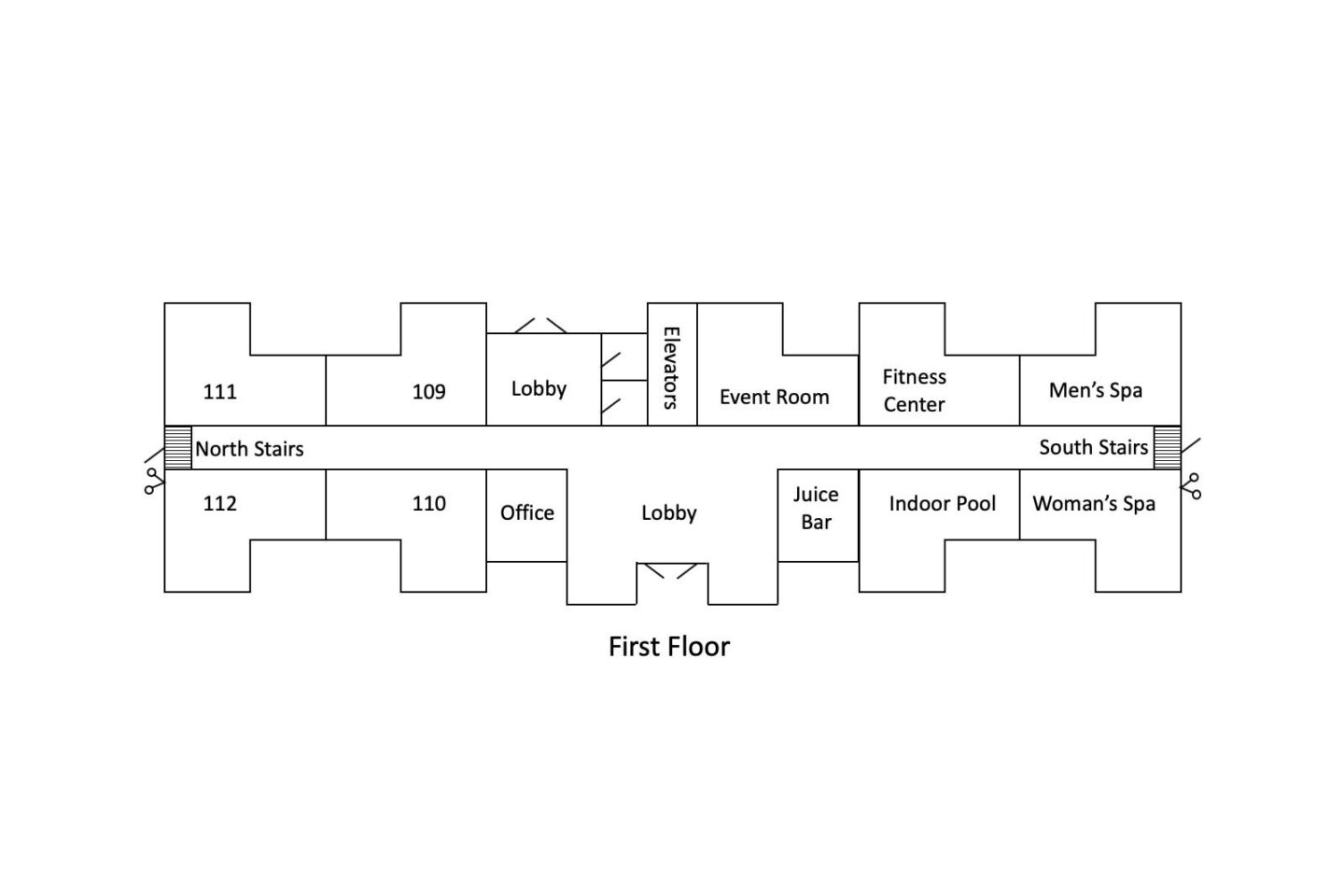 Mid-Rise Fire First Floor Plan