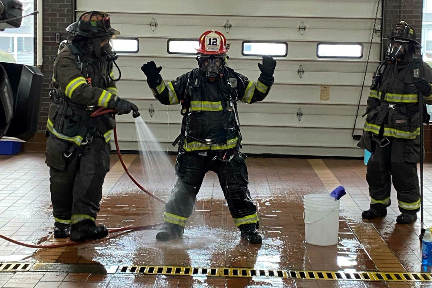 Firefighter decon procedures