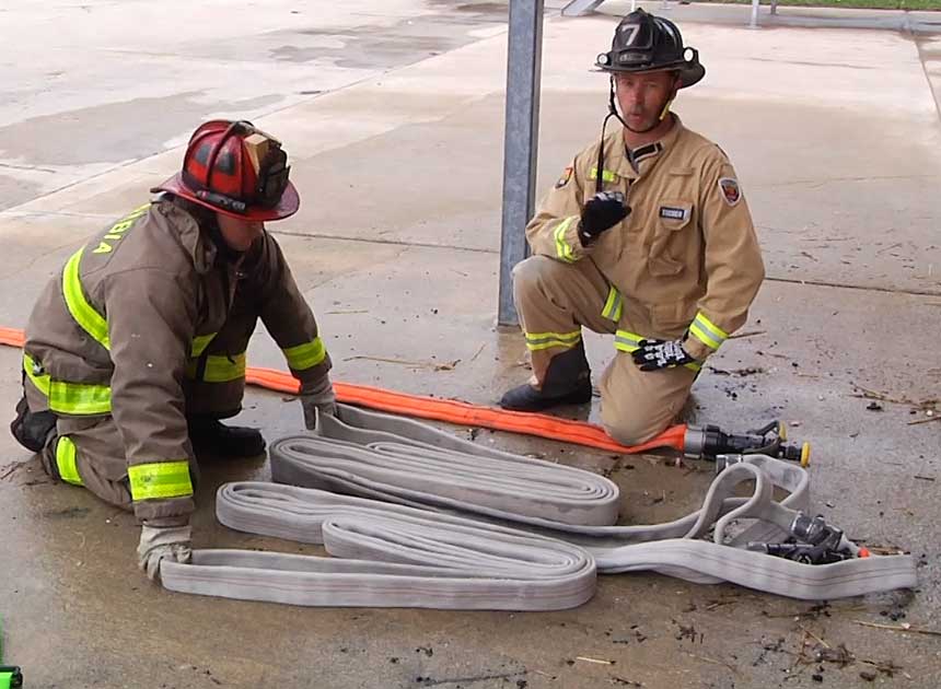 Shannon Stone and company demonstrate deployment of the Gustin pack