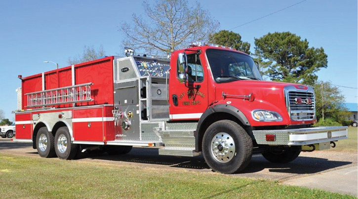 The Quitman (LA) Fire Department has in service four FOUTS BROS. tankers. 