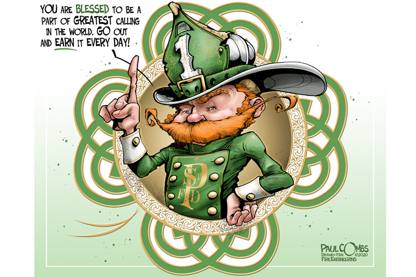 Leprechaun fire chief