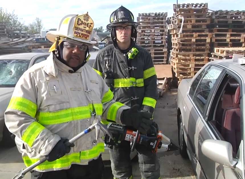 New Haven Fire Chief John Alston and company on extrication