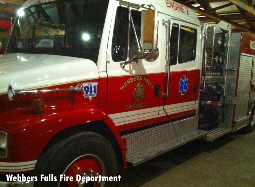 Webbers Falls fire apparatus