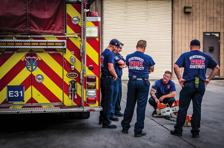 Company officers must set the standard for training daily in the stations. This decentralized training is evident when companies are scheduled for formal training at the training facility.