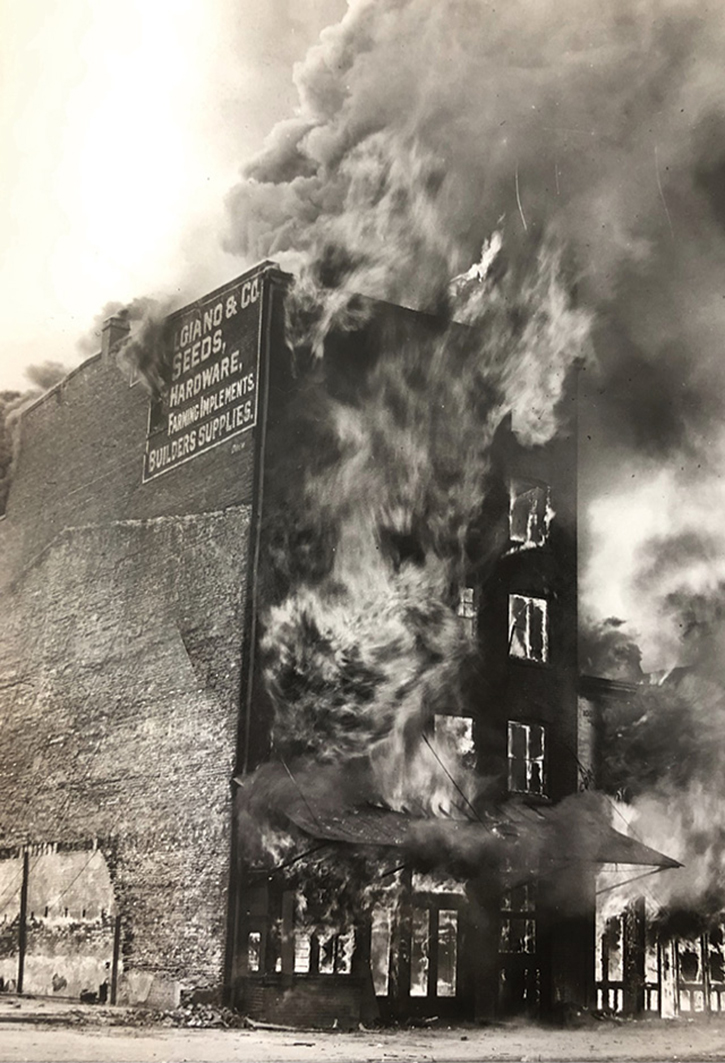 The 1928 Ingberg fire test in Washington, D.C.