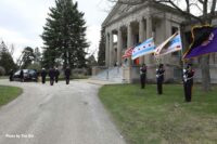 Firefighters at the funeral