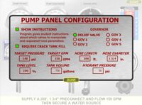 Pump panel configuration options