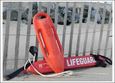 Both the torpedo buoy and rescue tube are considered standard rescue equipment