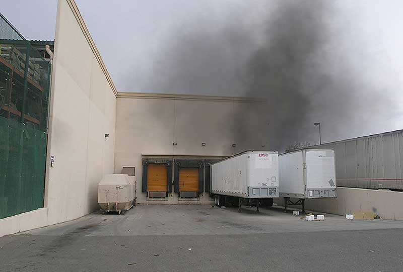 Smoke condition at big box store