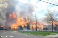 Photos: Detroit Pallet Yard Fire