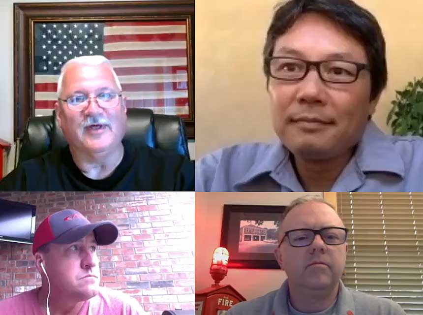 Rick Lasky, Thanh Nguyen, Rob Reardon, and Terry McGrath