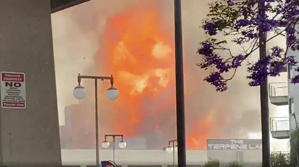 Explosion in Los Angeles