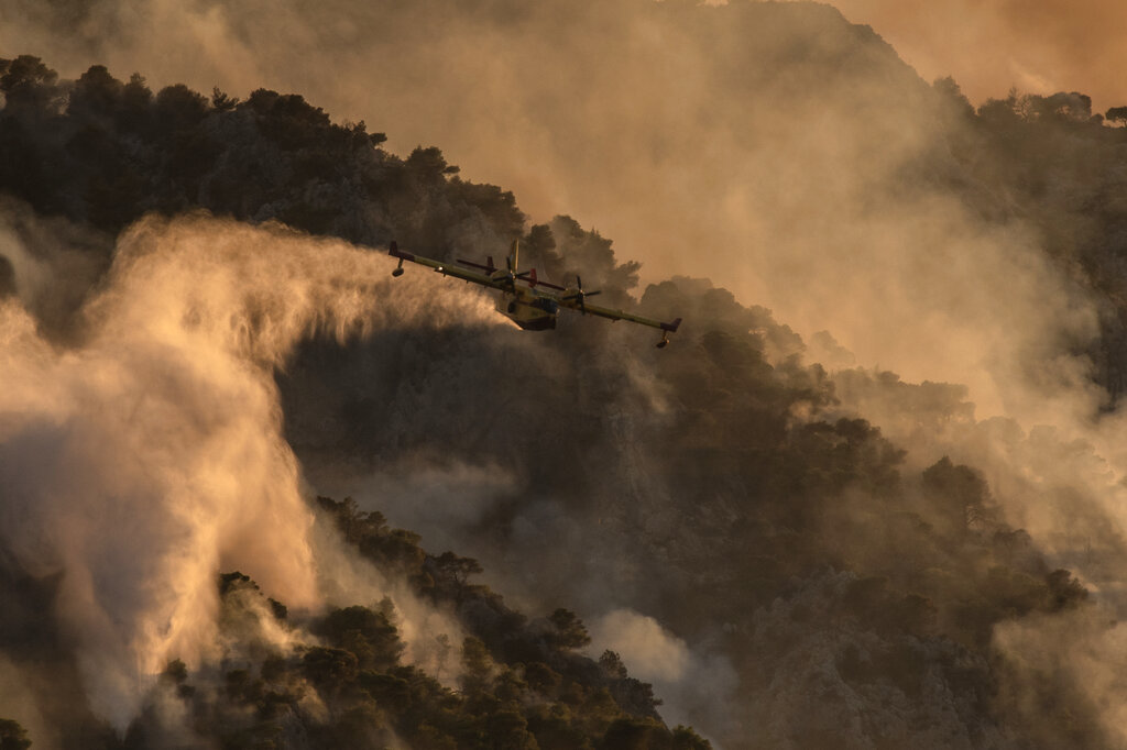 Wildfire in Greece