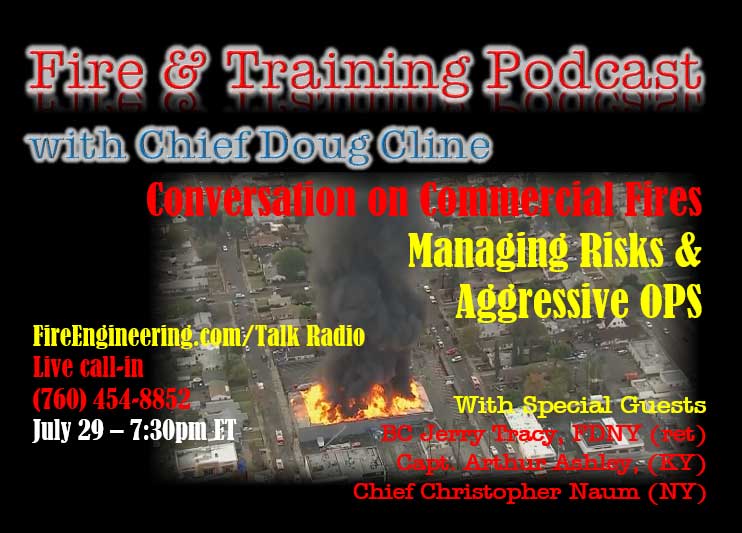 Doug Cline and company talk commercial fires